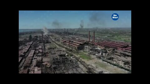 Drone footage of Azovstal, or rather what remains of the plant!