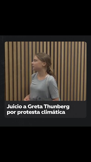 Activista climática Greta Thunberg enfrenta proceso judicial por manifestación