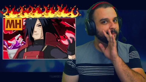 (REACT) Madara Flexzone 💀🔥 (Naruto) | Style Trap | Prod. Sidney Scaccio | MHRAP