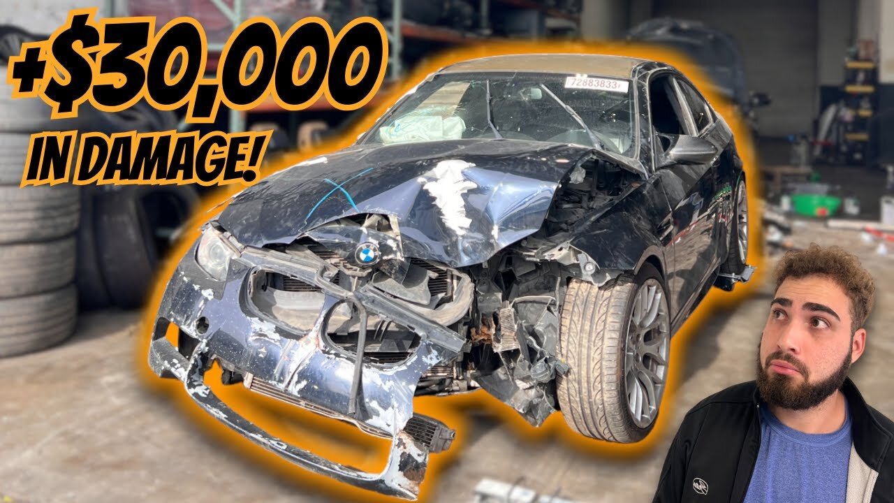 WE FOUND INSANE DAMAGE ON THIS M-PERFORMANCE BMW E92 M3!