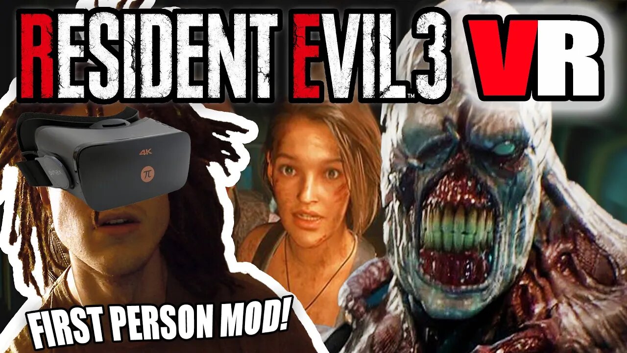 RESIDENT EVIL 3 REMASTERED VR FIRST PERSON MOD - Resident Evil 3 in VR