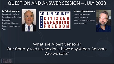 Our county says we don't have Albert Sensors. Are we safe?