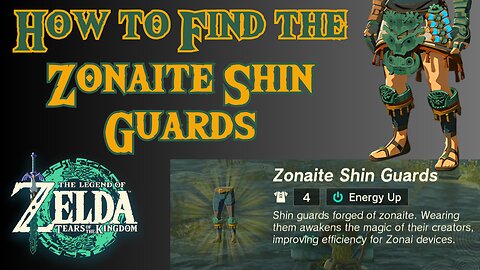 How to Find the Zonaite Shin Guards in The Legend of Zelda: Tears of the Kingdom!!! #totk