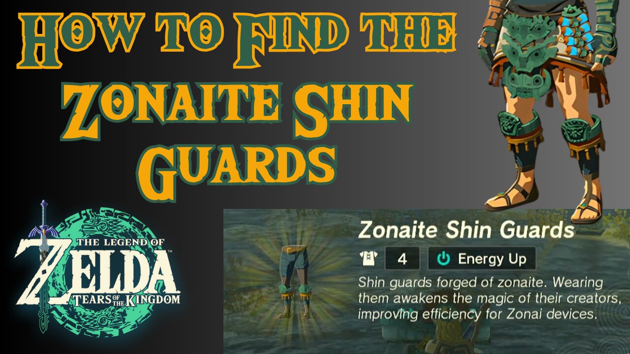 How to Find the Zonaite Shin Guards in The Legend of Zelda: Tears of the Kingdom!!! #totk
