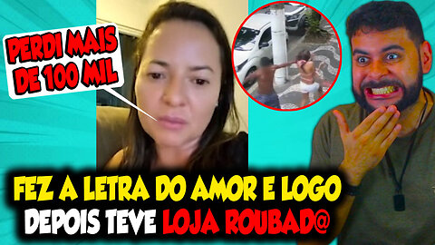 ELA FEZ A LETRA DO AMOR E LOGO DEPOIS TEVE LOJA SOCIALIZADA PELA VÍTIMA DA SOCIEDADE