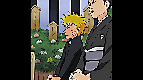 NARUTO TRYING HARD NOT TO LAUGH AT A FUNERAL BUT THE OLD MAN MADE HIM LAUGH🤣