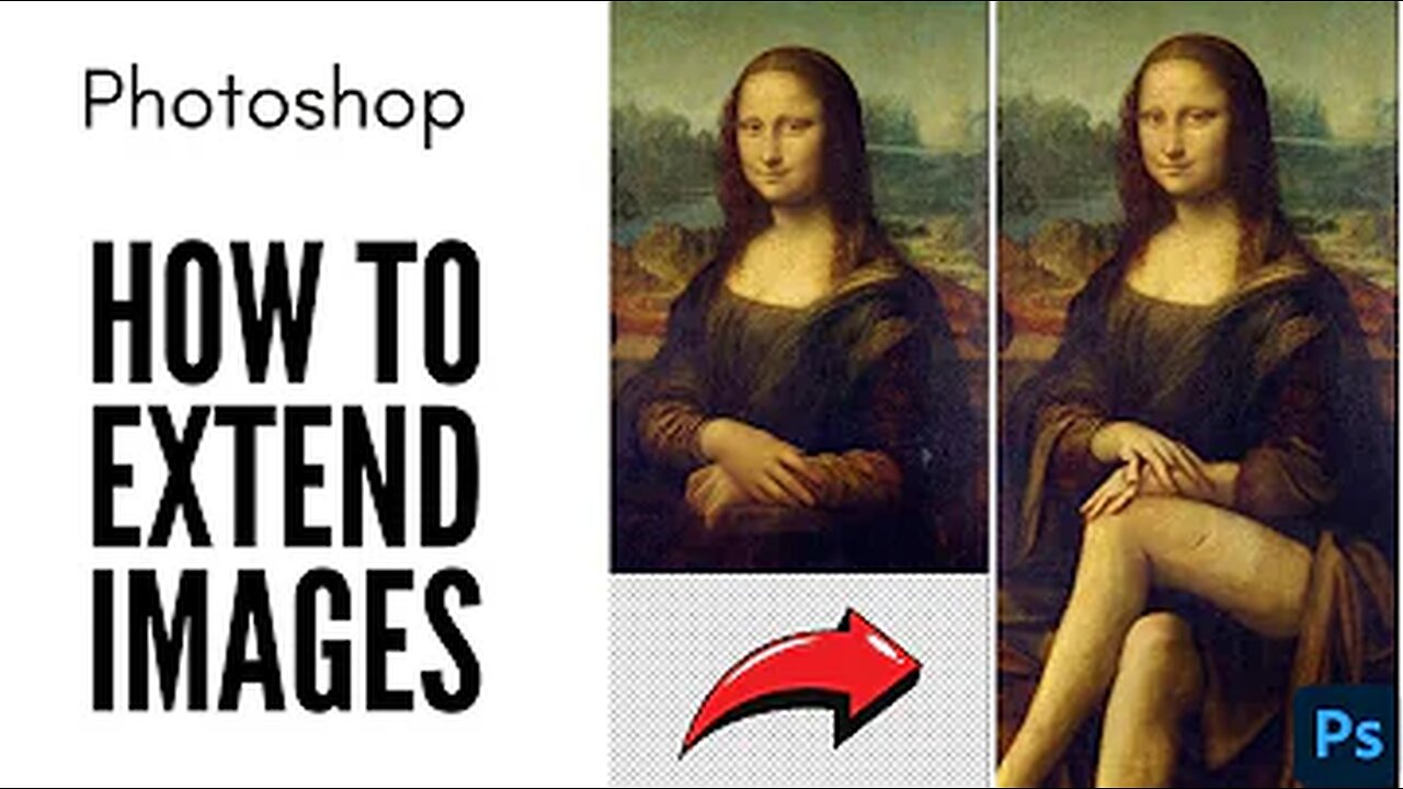 Photoshop AI : Extending an Image and Background with Generative Fill