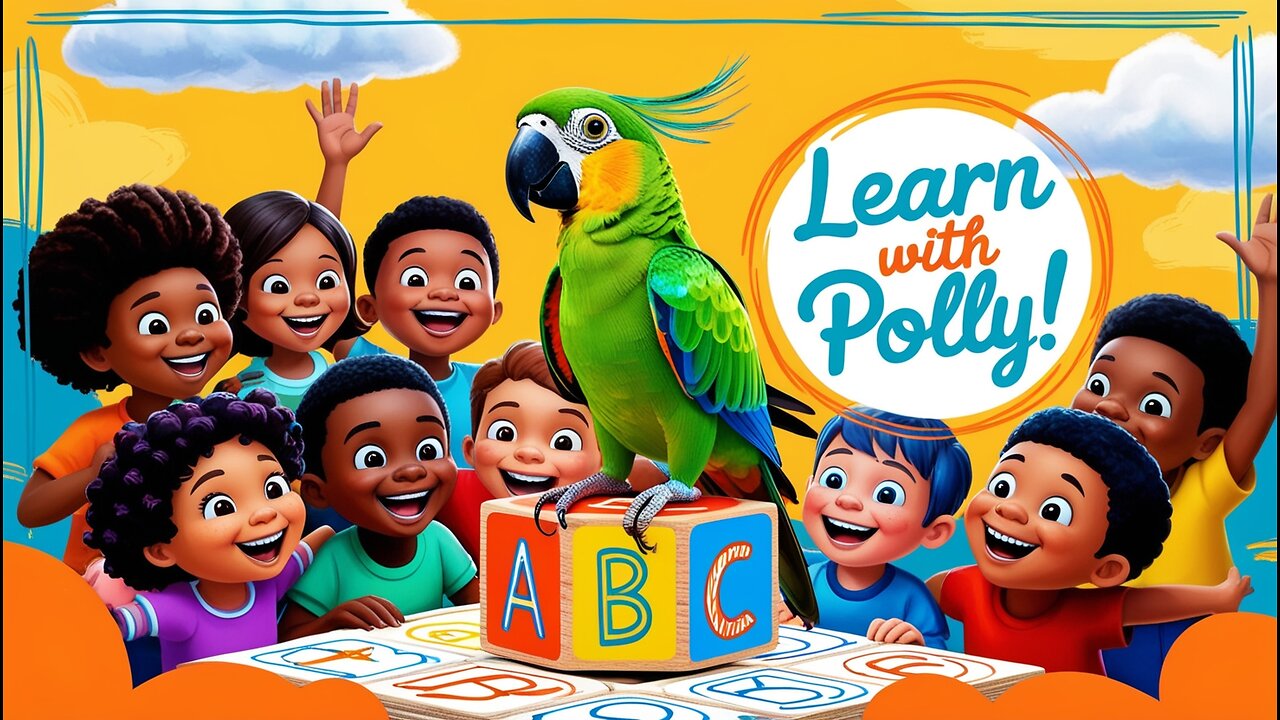 Learn English Alphabet for KIDS with POLLY PARROT teach ABC| #finalepisode #episode50 #alphabetsong