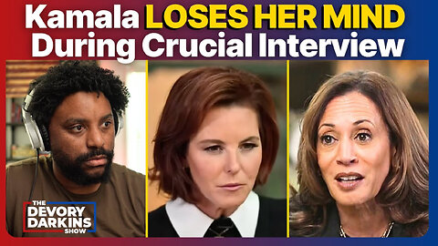 Kamala LOSES HER MIND During Crucial MSNBC Interview