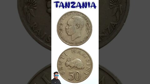 Tanzania 50 Senti 1966.#shorts #education #coinnotesz