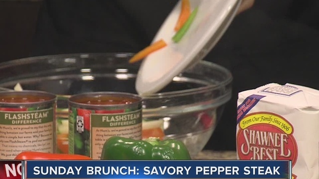 Sunday Brunch: Savory Pepper Steak