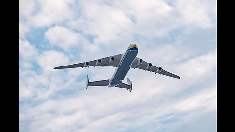 Antonov An-70 and Antonov An-225 Mryia in Kyiv before Russian invasion against Ukraine