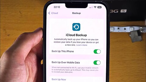 How To Backup iPhone to iCloud!