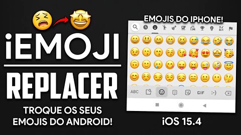 NOVOS EMOJIS do IPHONE e da SAMSUNG para QUALQUER ANDROID! | iEMOJI Replacer | ROOT