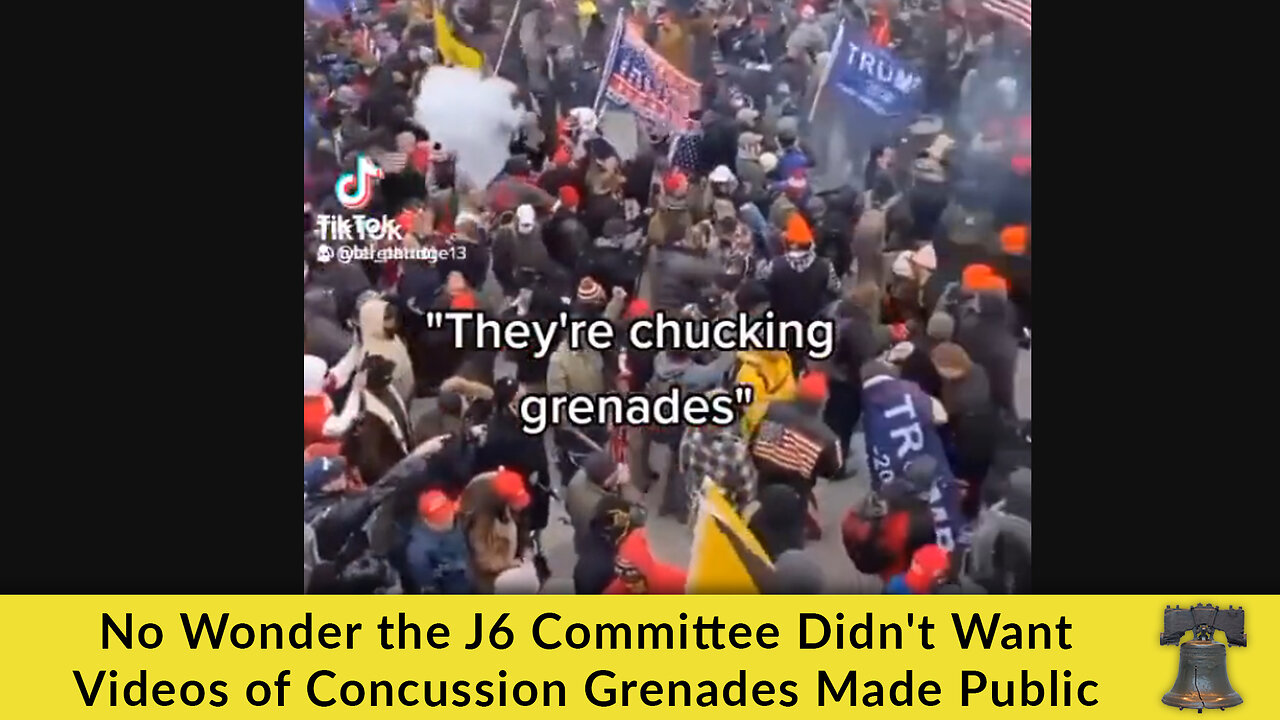 No Wonder the J6 Committee Didn't Want Videos of Concussion Grenades Made Public