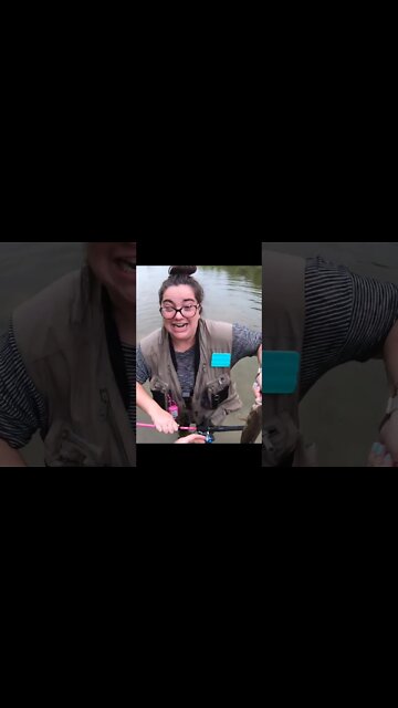 Wife catches a MASSIVE smallmouth bass! (short version)