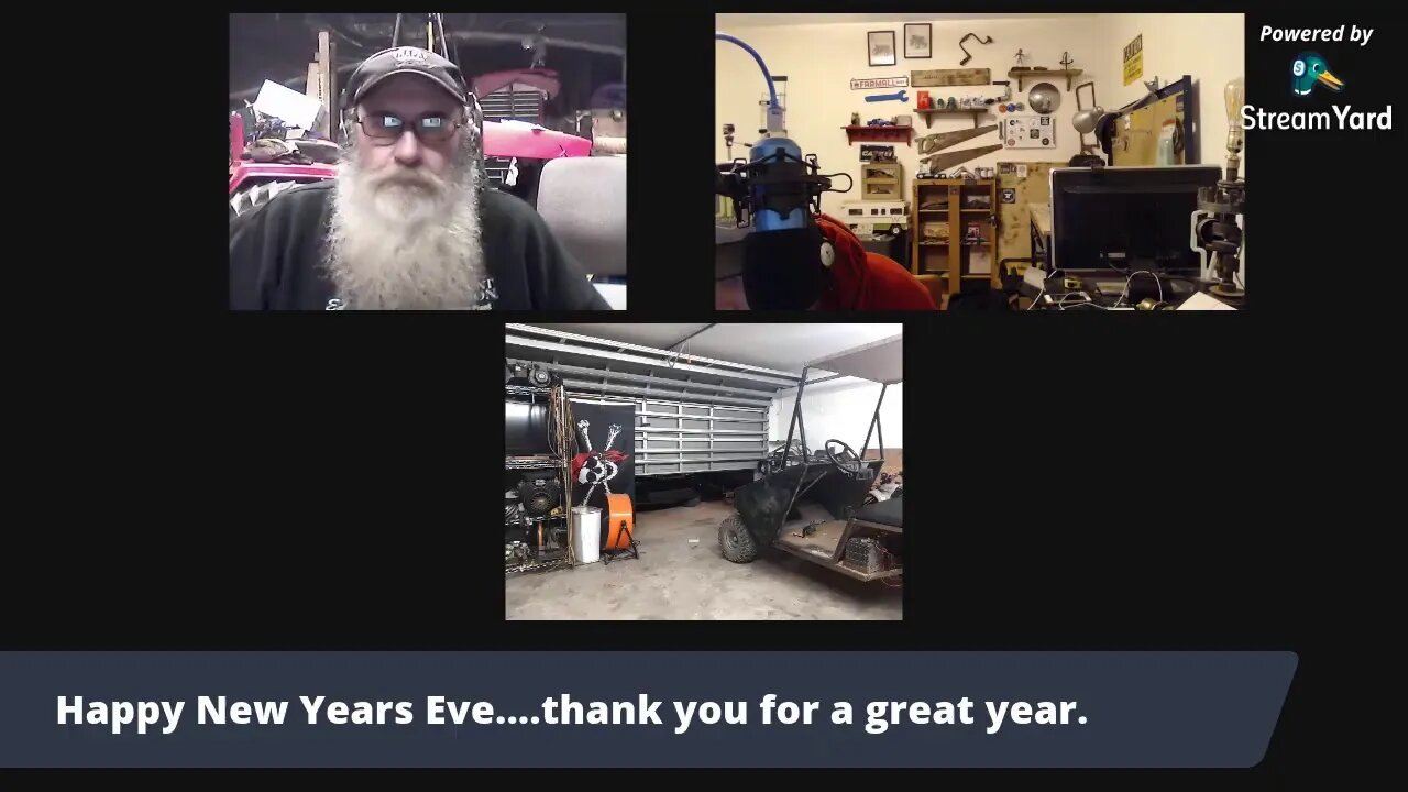 New Years Eve in the shop.