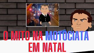 BOLSONARO participa de MOTOCIATA em NATAL