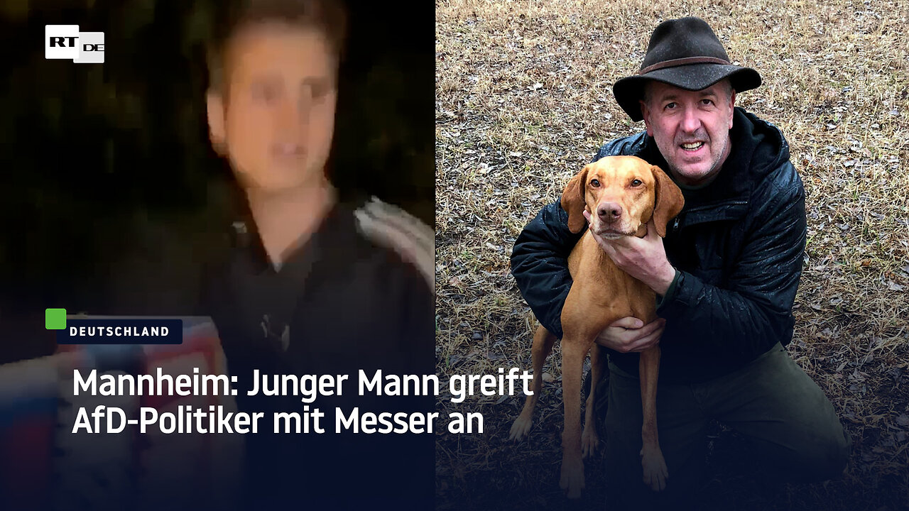 Mannheim: Junger Mann greift AfD-Politiker mit Messer an