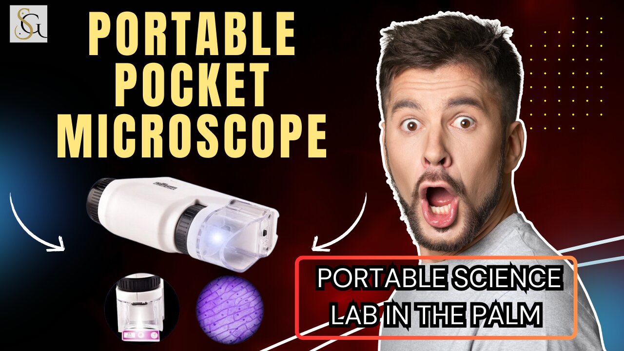 How to Explore the Microscopic World Anywhere with the Portable Pocket Microscope