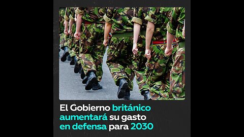 Sunak: "Lo correcto es invertir más en nuestra defensa nacional"