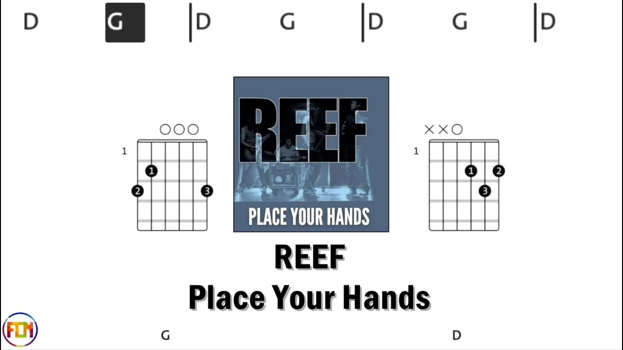 REEF Place Your Hands - Guitar Chords & Lyrics HD