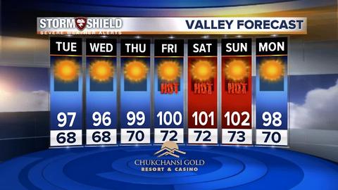 Storm Shield Forecast early morning update 6/27/17