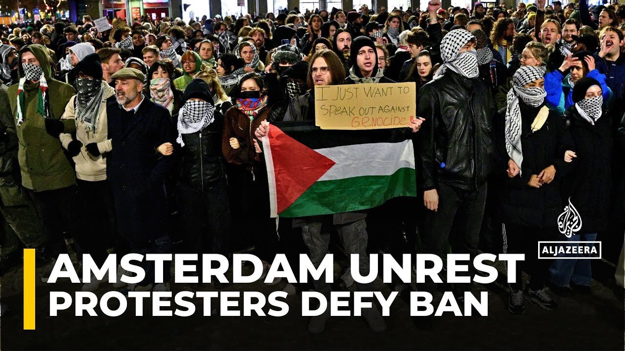 Amsterdam violence aftermath: Pro-Palestinian protesters defy demonstration ban