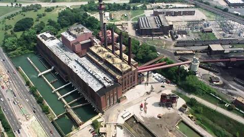 Lake Shore Power Plant demolition begins in Cleveland