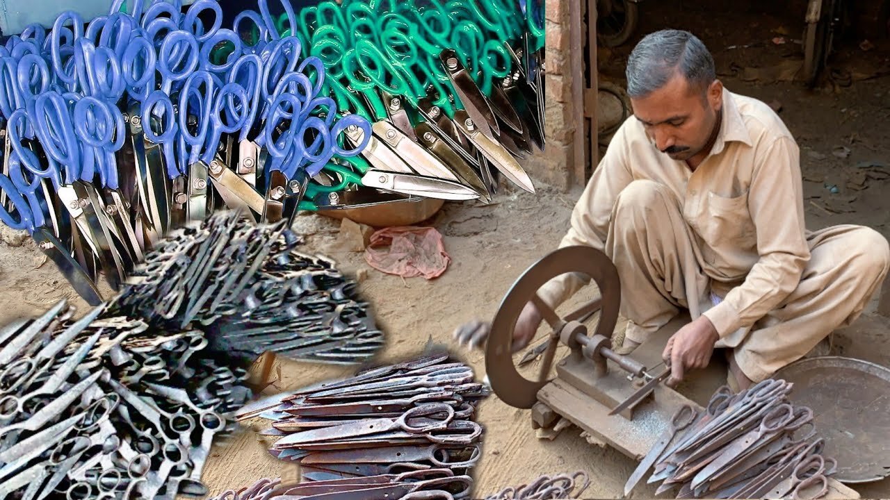 How Fabric Scissors are Made inside Factory || How Cloth Scissors Are Manufactured