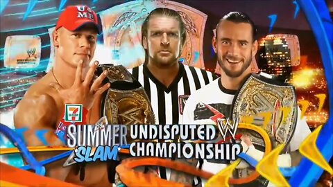 CM Punk vs John Cena SummerSlam 2011 Highlights