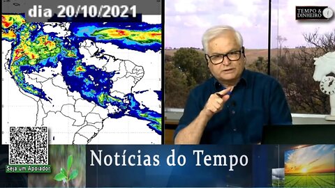 2a. onda de CHUVAS fortes começam a subir pelo Br Central; chuvarada no domingo preocupa os mineiros