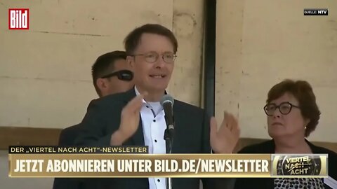 Lauterbach diffamiert die Ungeimften!!!!! Bitte bis zum Ende ansehen !
