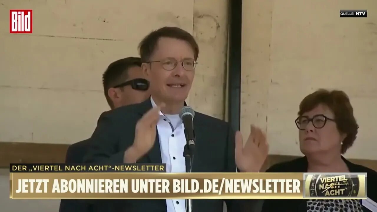 Lauterbach diffamiert die Ungeimften!!!!! Bitte bis zum Ende ansehen !