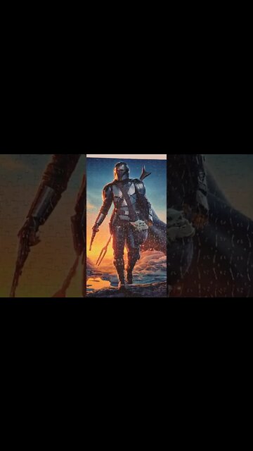 The Mandalorian 500 pieces by Buffalo Games! #shorts #themandalorian #jigsawpuzzles #iamapuzzler