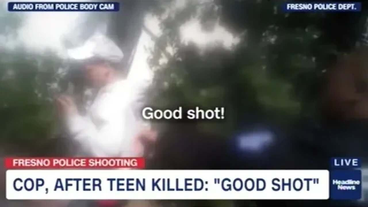 "GOOD SHOT" Fresno Police Defend Shooting Unarmed Teen Running Away In The Back Of The Head