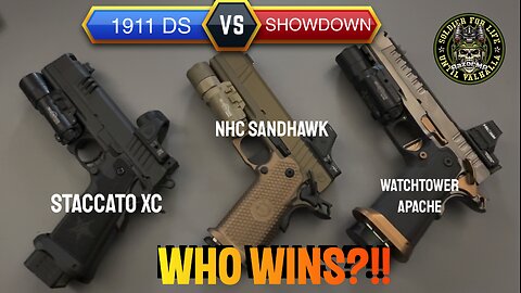 Three Way 1911DS Showdown: Staccato XC, NHC Sandhawk, Watchtower Apache