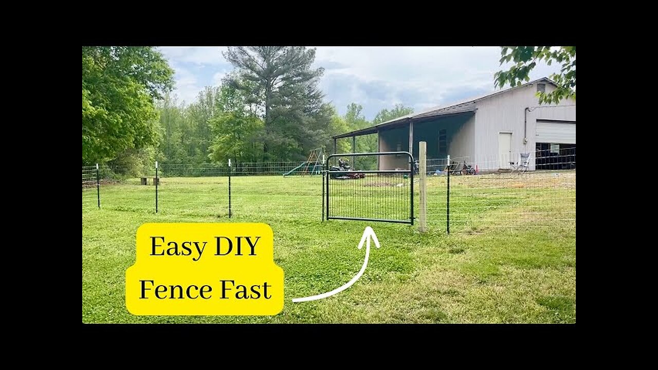 Cheap & Easy DIY Fence for Kids & Dogs