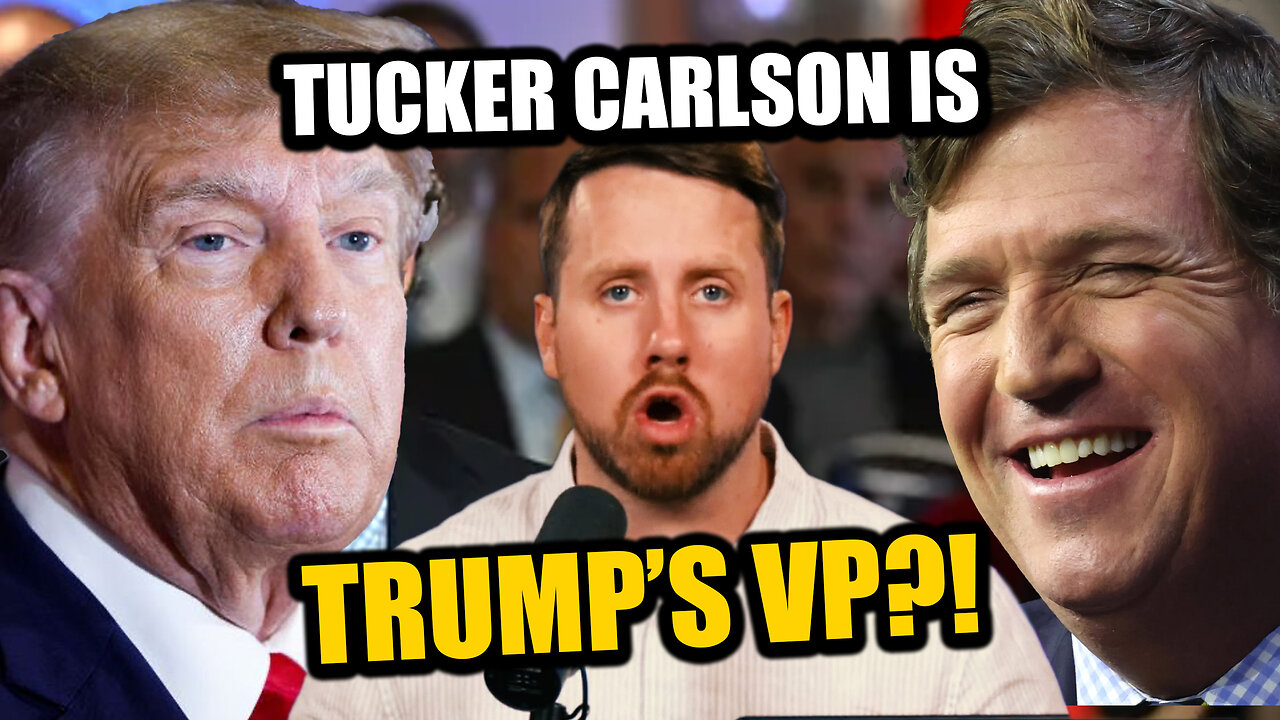 Tucker Carlson RESPONDS to Becoming Trump's VP in 2024 | Elijah Schaffer