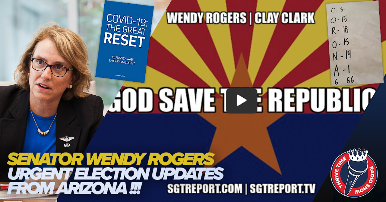 Senator Wendy Rogers | URGENT Election Updates from Maricopa Arizona