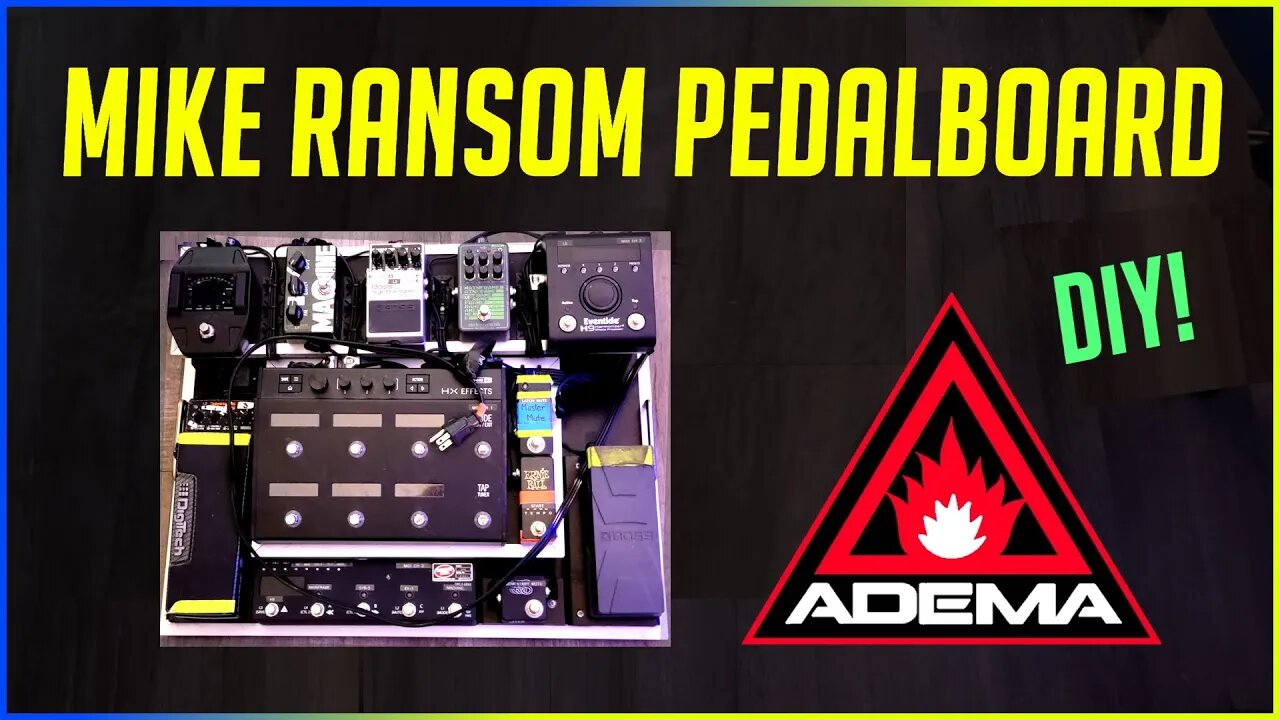 Adema's Mike Ransom DIY Pedalboard