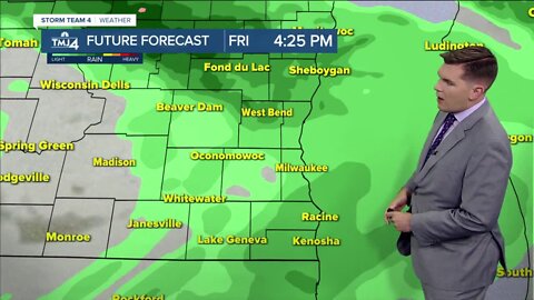 A few more showers Friday before a breezy weekend