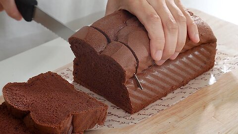 Ready In 5 Minutes! Super Fluffy Chocolate Loaf Cake