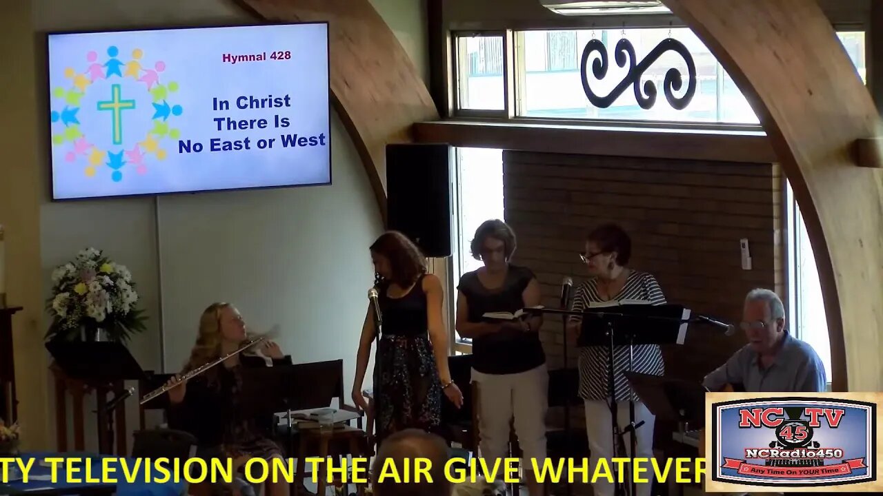 NCTV45 FIRST PRESBYTERIAN CHURCH SERVICE SUNDAY AUGUST 13 2023