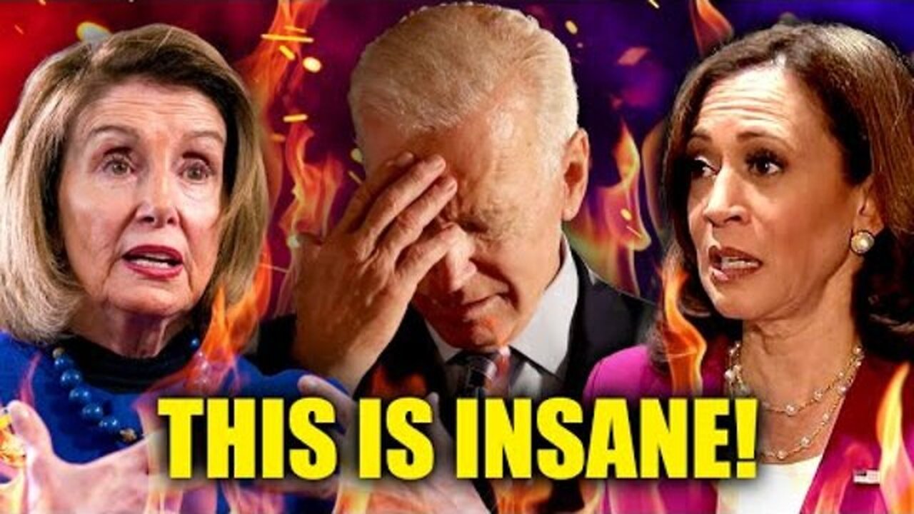 PELOSI STABS KAMALA IN THE BACK AS BIDEN IMPLODES