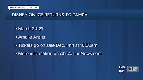 Disney on Ice: Let's Celebrate to skate into Tampa's Amalie Arena in March