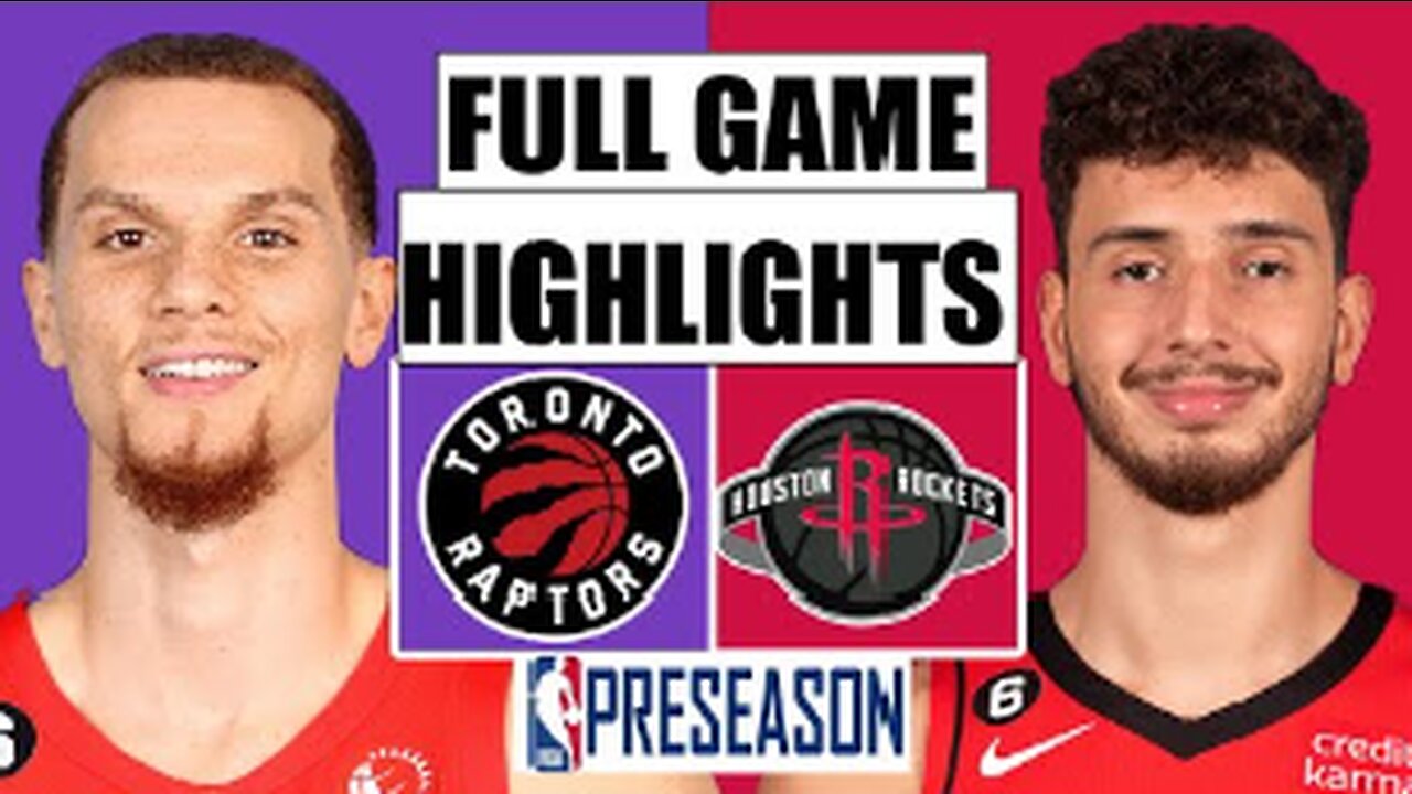 Toronto Raptors Vs. Houston Rockets FULL Game Highlight | Nov 9 2022 NBA Regular Season