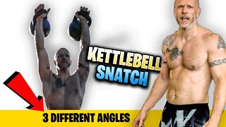 Kettlebell Snatch 3 Different Angles in Slowmo