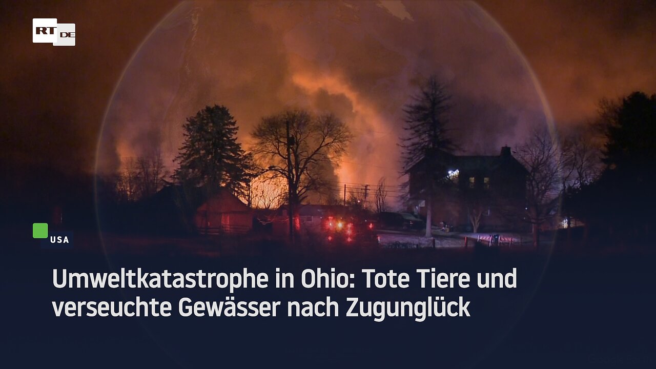 Umweltkatastrophe in Ohio: Tote Tiere und verseuchte Gewässer nach Zugunglück