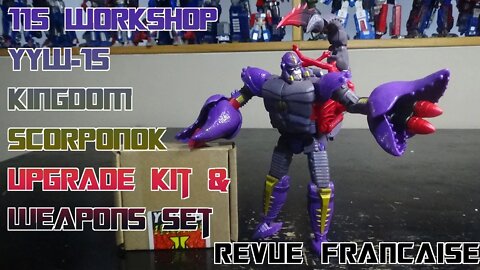 [Francais] Revue Video du 115 Workshop - YYW-15 - Kingdom Scorponok Upgrade Kit & Weapons Set